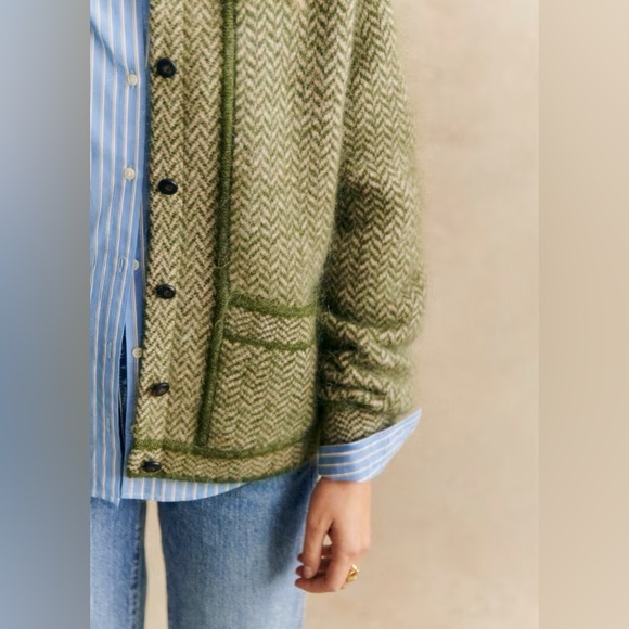 EUC Sézane Noah Jacket in Perfect Green Size M - Picture 3 of 9